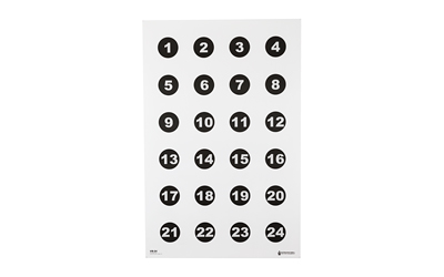 Action Tgt 24 3" Nmbr Circles 100pk โ Action Tgt 24 3" Nmbr Circles 100pk