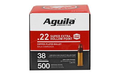 Aguila 22lr Hv Hp 38 Gr 500 Pack โ Aguila 22lr Hv Hp 38 Gr 500 Pack