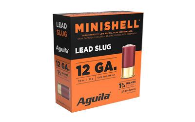 Aguila Minishell 12ga Slug 25 โ Aguila Minishell 12ga Slug 25