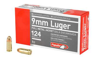 Aguila 9mm 124gr Fmj 50 โ Aguila 9mm 124gr Fmj 50