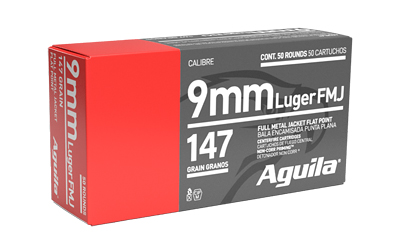 Aguila 9mm 147gr Fmj Fp 50 โ Aguila 9mm 147gr Fmj Fp 50