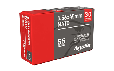 Aguila 556nato 55gr Fmj 30 โ Aguila 556nato 55gr Fmj 30