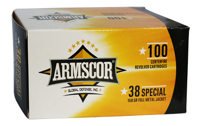 Armscor 38spl 158gr Fmj 100 โ Armscor 38spl 158gr Fmj 100