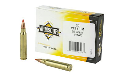Armscor 223rem 55gr Vmax 20 โ Armscor 223rem 55gr Vmax 20