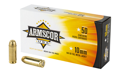 Armscor 10mm 180gr Fmj 50 โ Armscor 10mm 180gr Fmj 50