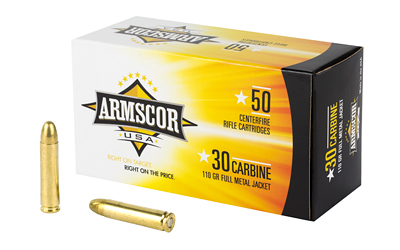 Armscor 30carb 110gr Fmj 50 โ Armscor 30carb 110gr Fmj 50