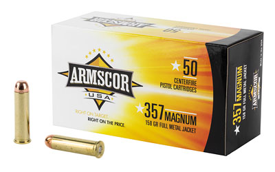 Armscor 357mag 158gr Fmj 50 โ Armscor 357mag 158gr Fmj 50