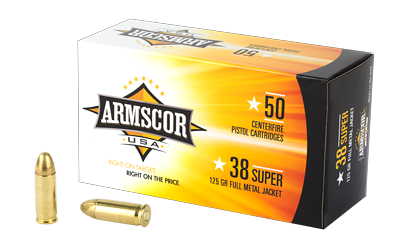 Armscor 38super 125gr Fmj 50 โ Armscor 38super 125gr Fmj 50