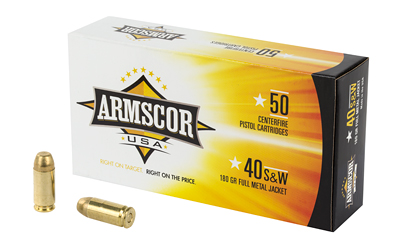 Armscor 40sw 180gr Fmj 50 โ Armscor 40sw 180gr Fmj 50