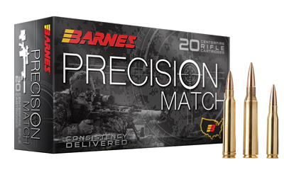Barnes Prec Mth 5.56nato 85gr 20 โ Barnes Prec Mth 5.56nato 85gr 20