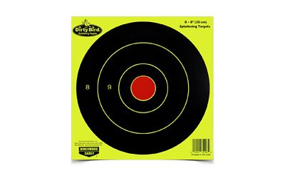 B/c Dirty Bird Yellow Rnd Tgt 8-8" โ B/c Dirty Bird Yellow Rnd Tgt 8-8"