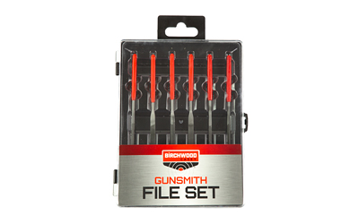B/c Gunsmithing File Set 6pc Blk/rd โ B/c Gunsmithing File Set 6pc Blk/rd