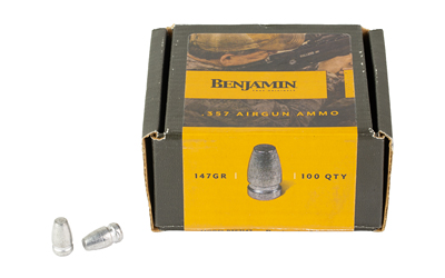 Benjamin .357cal 147gr Flat Pnt Pllt