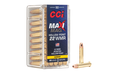 Cci Maxi-mag 22wmr Hp 50 โ Cci Maxi-mag 22wmr Hp 50