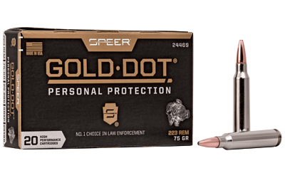 Spr Gold Dot 223 Rem 75gr Sp 20 โ Spr Gold Dot 223 Rem 75gr Sp 20