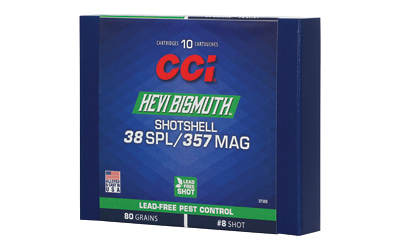 Cci 38/357 Bismuth Shotshell 10 โ Cci 38/357 Bismuth Shotshell 10