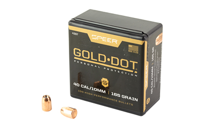 Spr Gold Dot .400 165gr Hp 100ct โ Spr Gold Dot .400 165gr Hp 100ct