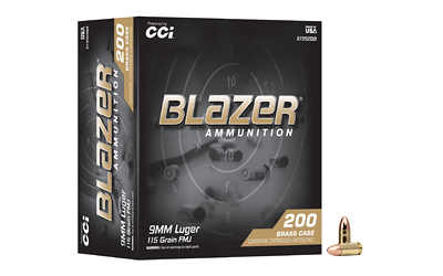 Blazer 9mm 115gr Fmj 200rd Tray โ Blazer 9mm 115gr Fmj 200rd Tray