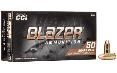 Blazer Ammunition Blazer Brass 9mm 115gr Full Metal Jacket