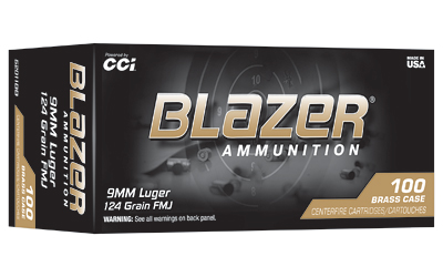 Cci Ammunition Blazer Brass 9mm 124gr Full Metal Jacket