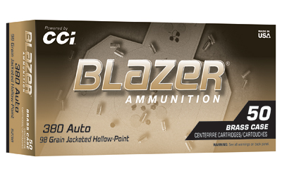 Cci Blazer Brass 380acp 98gr Jhp 50 โ Cci Blazer Brass 380acp 98gr Jhp 50