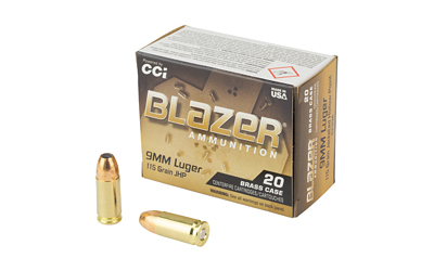 Cci Blazer Brass 9mm 115gr Jhp 20 โ Cci Blazer Brass 9mm 115gr Jhp 20