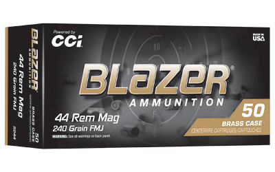 Cci Blazer Brass 44mag 240gr Fmj 50 โ Cci Blazer Brass 44mag 240gr Fmj 50