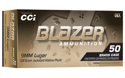 Cci Blazer Brass 9mm 124g Jhp 50 โ Cci Blazer Brass 9mm 124g Jhp 50