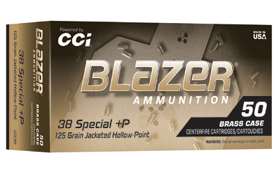 Blazer .38 Spl+p 125gr Jhp 50 โ Blazer .38 Spl+p 125gr Jhp 50