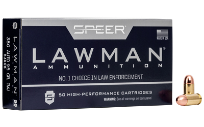 Spr Lawman 380acp 95gr Tmj 50 โ Spr Lawman 380acp 95gr Tmj 50