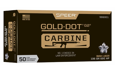 Speer Gold Dot 9mm 135gr Hp 50 โ Speer Gold Dot 9mm 135gr Hp 50