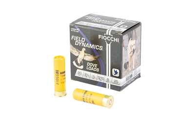Fiocchi D&q 20ga 2.75" #8 25 โ Fiocchi D&q 20ga 2.75" #8 25