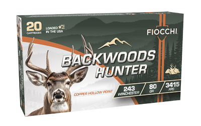 Fiocchi Bkwd Hntr 243win 80gr 20 โ Fiocchi Bkwd Hntr 243win 80gr 20