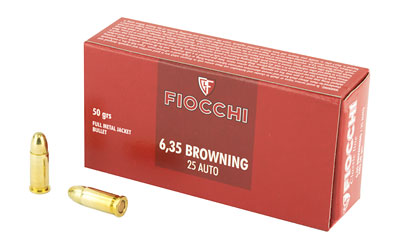 Fiocchi 25acp 50gr Fmj 50 โ Fiocchi 25acp 50gr Fmj 50
