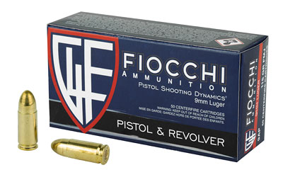 Fiocchi 9mm 115gr Fmj 50 โ Fiocchi 9mm 115gr Fmj 50