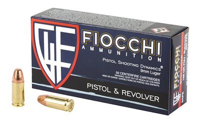 Fiocchi 9mm 158gr Fmj 50 โ Fiocchi 9mm 158gr Fmj 50