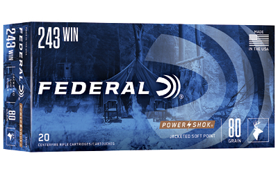 Fed Pwrshk 243win 80gr Sp 20