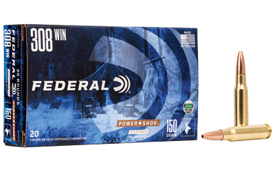 Fed Pwrshk 308win 150gr Cpr 20