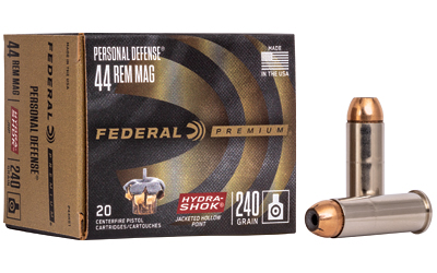 Fed Hydra-shok 44mag 240gr 20 โ Fed Hydra-shok 44mag 240gr 20