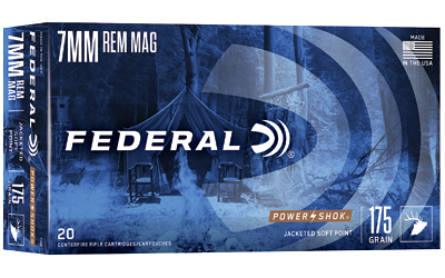 Fed Pwrshk 7mm Mag 175gr Sp 20 โ Fed Pwrshk 7mm Mag 175gr Sp 20