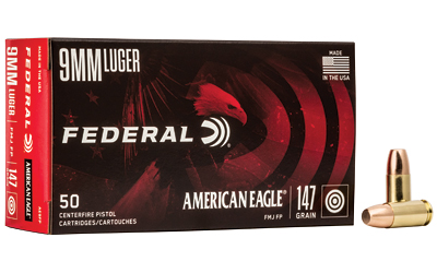Fed Am Eagle 9mm 147gr Fmj 50 โ Fed Am Eagle 9mm 147gr Fmj 50
