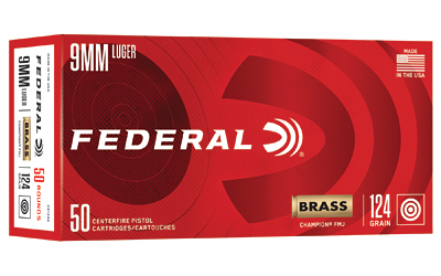 Federal Champion 9mm 124gr Full Metal Jacket