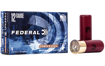 Fed Pwrshk 12ga 2.75 Rfl Slug 5 โ Fed Pwrshk 12ga 2.75 Rfl Slug 5