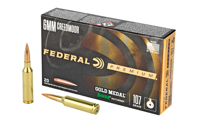Fed Gold Mdl 6mmcrd 107gr Smk 20 โ Fed Gold Mdl 6mmcrd 107gr Smk 20