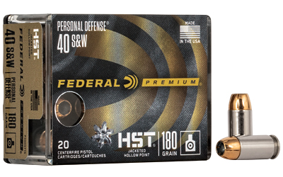Fed Prm Hst 40sw 180gr Jhp 20 โ Fed Prm Hst 40sw 180gr Jhp 20
