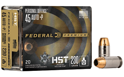 Fed Prm Hst 45acp+p 230gr Jhp 20 โ Fed Prm Hst 45acp+p 230gr Jhp 20