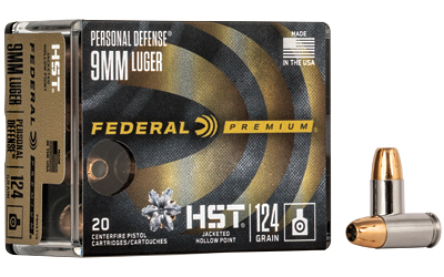 Fed Prm Hst 9mm 124gr Jhp 20 โ Fed Prm Hst 9mm 124gr Jhp 20