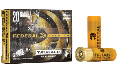 Fed Prm 20ga 2.75" Rifled Slug 5 โ Fed Prm 20ga 2.75" Rifled Slug 5
