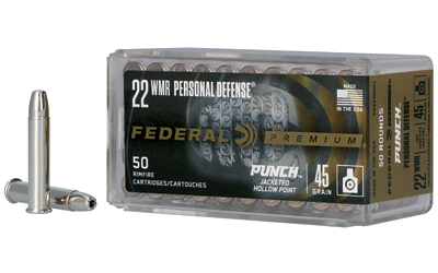 Fed Punch 22wmr 45gr Jhp 50 โ Fed Punch 22wmr 45gr Jhp 50