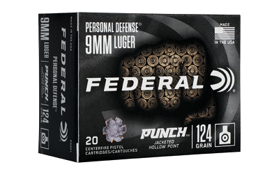 Fed Punch 9mm 124gr Punch Jhp 20 โ Fed Punch 9mm 124gr Punch Jhp 20
